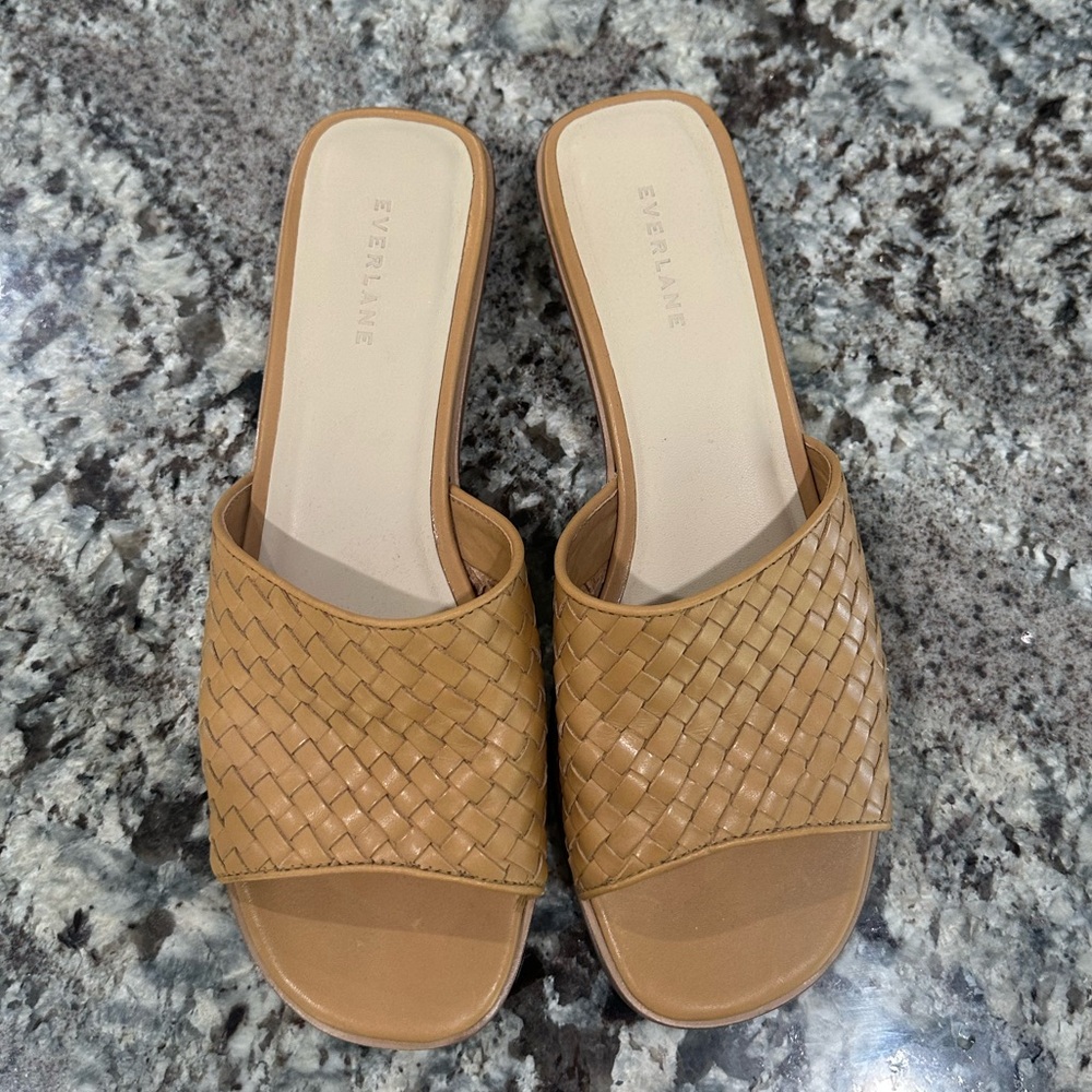 Everlane Woven Heeled Sandal- Size 10.5